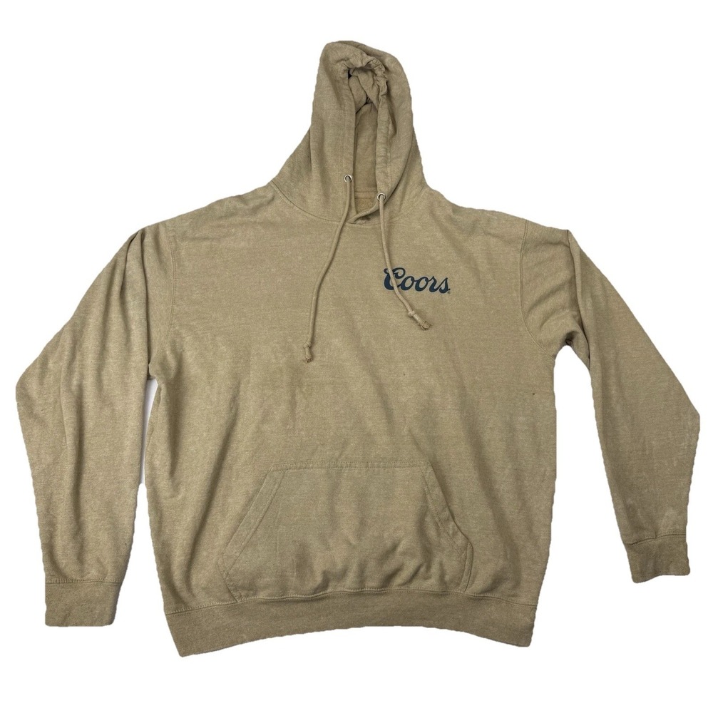 Coors Banquet Hooded Sweatshirt Large Tapestry Cowboy Country Western Rodeo
